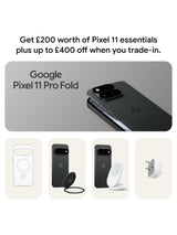 Google Pixel 11 Pro Fold 256GB Unlocked Dual SIM+eSIM Smartphone - Obsidian