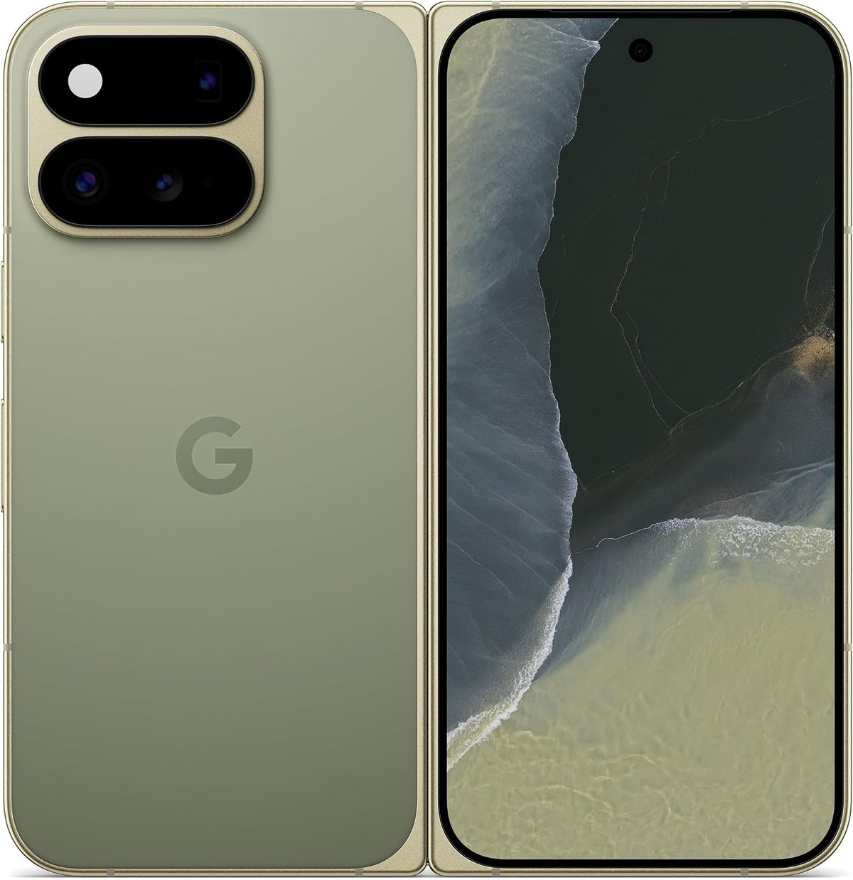 Google Pixel 11 Pro Fold 256GB 5G SIM+eSIM Unlocked Smartphone - Olive Green