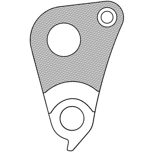 M Part GH-302 Alloy Rear Derailleur Gear Hanger for Specialized Bikes Black