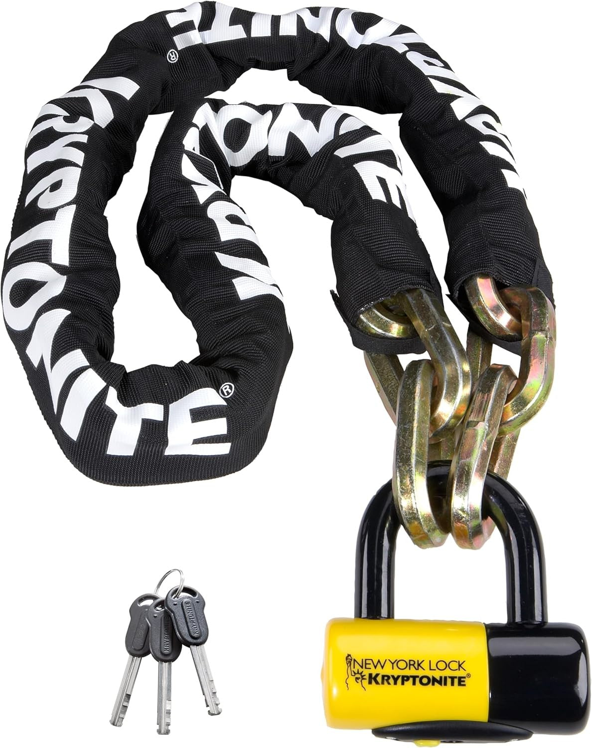 Kryptonite New York Fahgettaboudit Secure Chain Lock & Padlock 14mm x 150cm