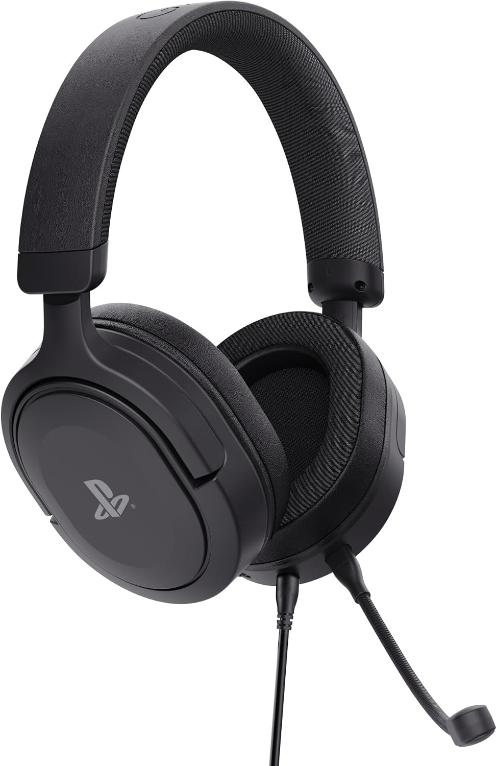 Trust GXT 498 Forta PS5 Licensed 50mm Wired 3D Audio Gaming Headset - Black