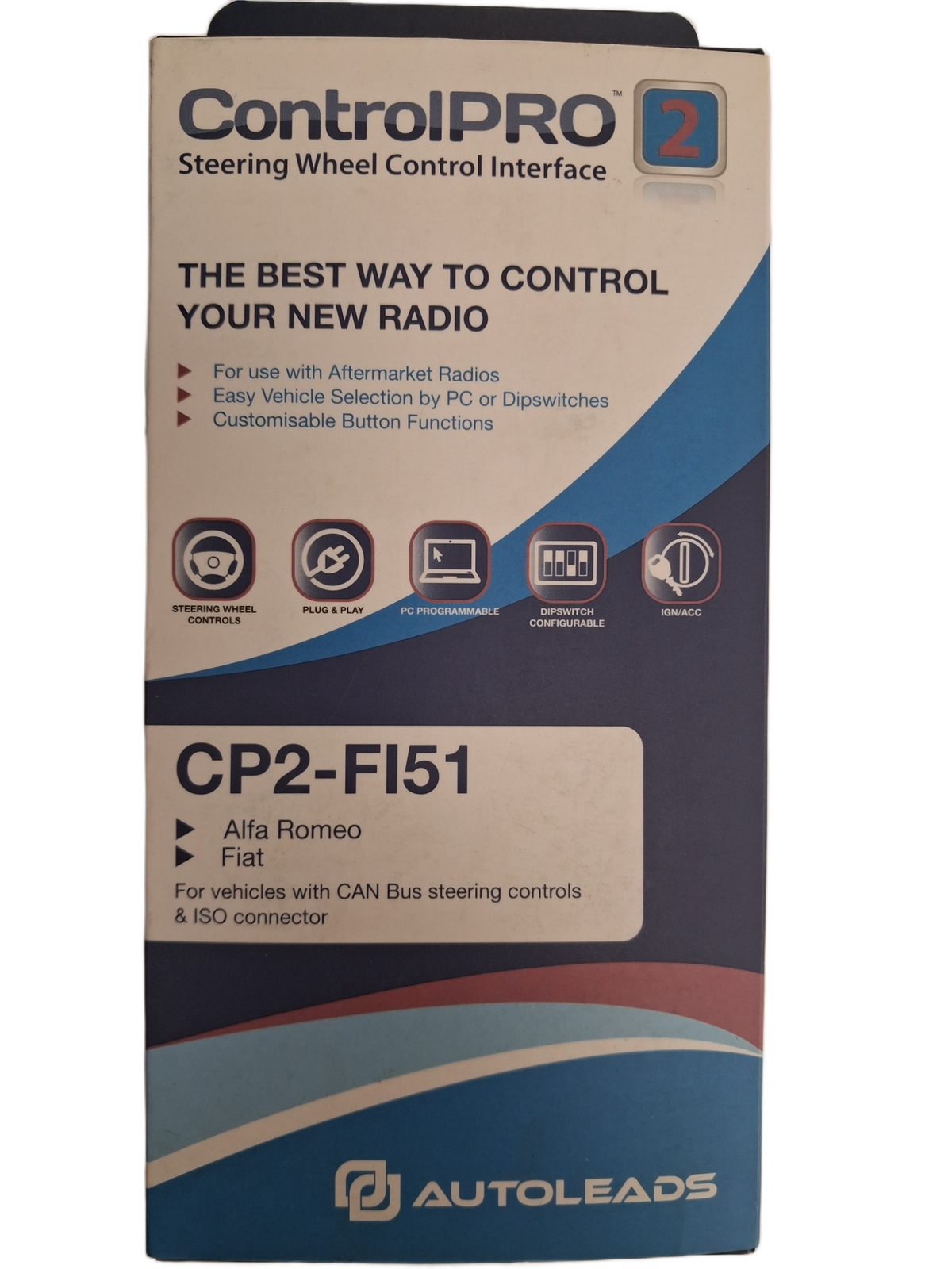 Autoleads ControlPRO 2 CP2-FI51 Alfa Romeo Fiat CAN Bus Steering Interface