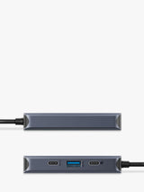 Targus HyperDrive Next 4 Port USB-C Hub for Mac PC Chromebook - 100W - Black