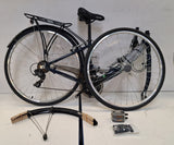 Apollo Elyse Womens 21 Speed V-Brakes Hybrid Bike - Navy Blue - 16" Small