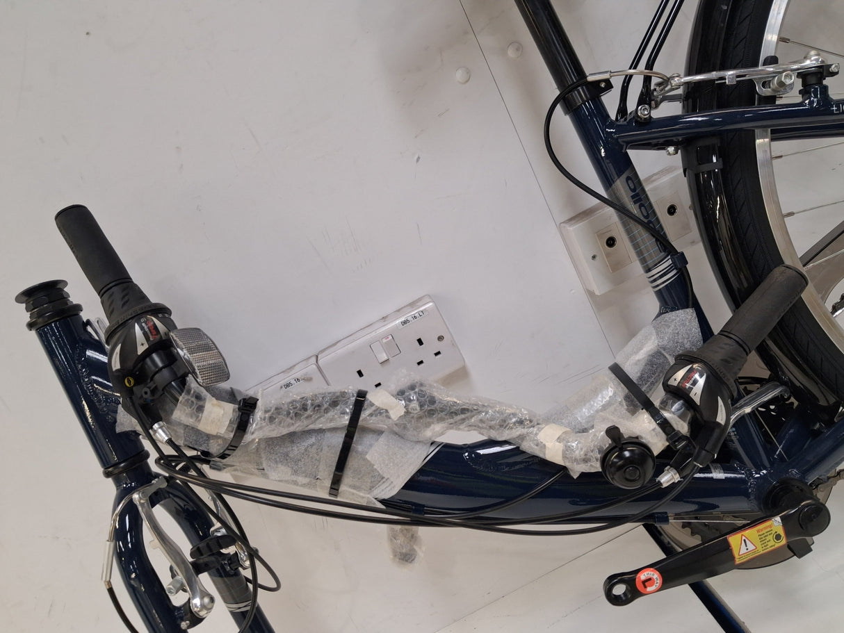 Apollo Elyse Womens 21 Speed V-Brakes Hybrid Bike - Navy Blue - 16" Small