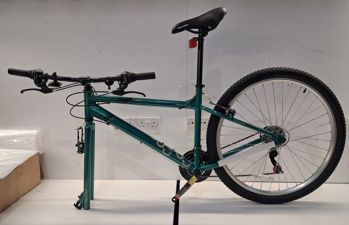 Apollo Cosmo Womens 18-Speed V-Brakes Hybrid Bike - Medium - Metallic Aqua