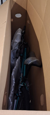 Apollo Cosmo Womens 18-Speed V-Brakes Hybrid Bike - Medium - Metallic Aqua