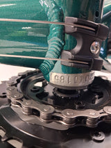 Apollo Cosmo Womens 18-Speed V-Brakes Hybrid Bike - Medium - Metallic Aqua