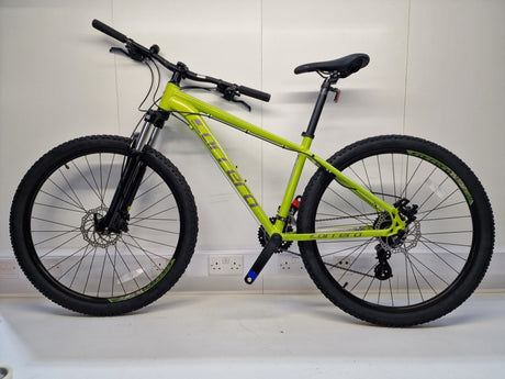 Carrera Vengeance Mens 16 Speed Mountain Bike - Neon Lime - Small 16'' Frame