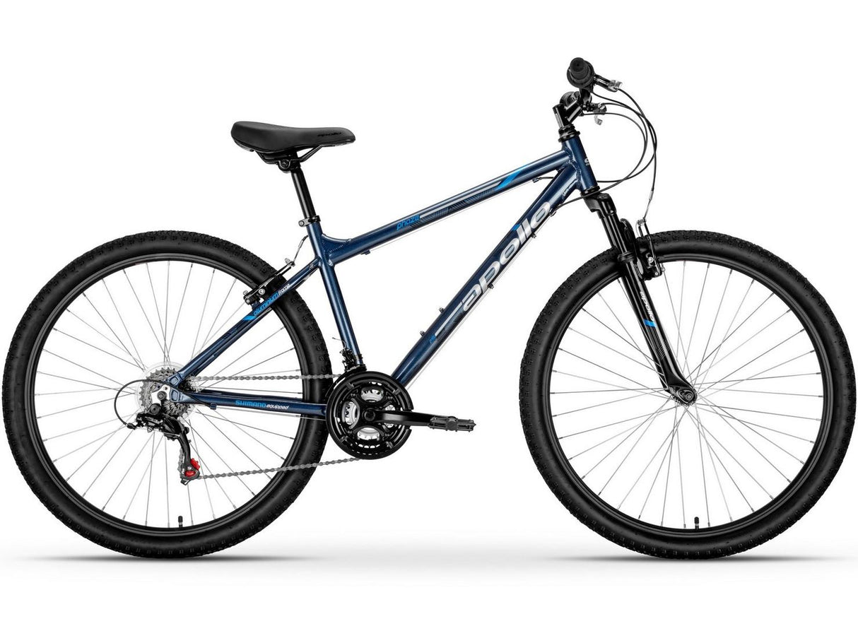 Apollo Phaze 18-Speed 27.5" Wheel Men's Mountain Bike - Medium 17" - Blue