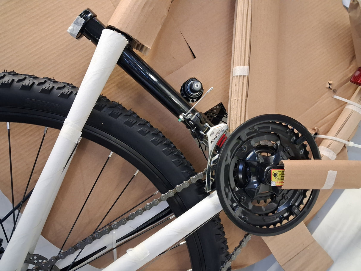 Apollo Evade Mens 21-Speed Disc Brake Mountain Bike - Black - Small 14"