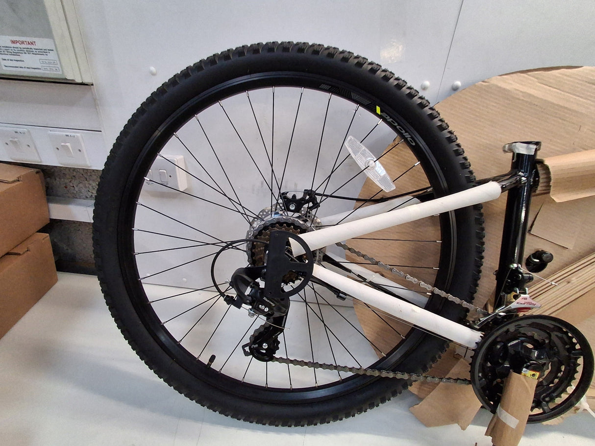 Apollo Evade Mens 21 Speed Disc Brake Age 14+ Mountain Bike - Black - Small