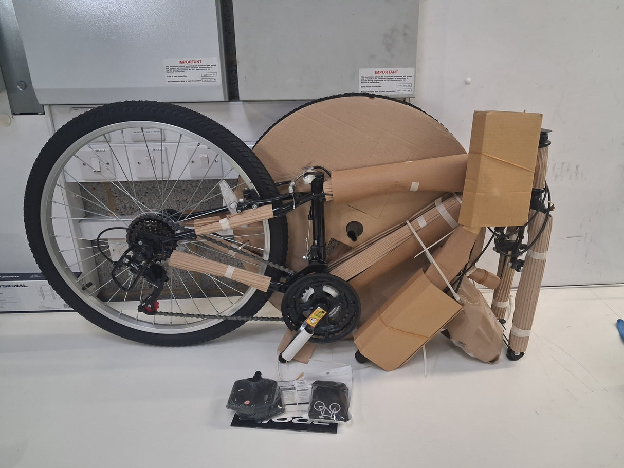 Apollo Vortice Junior 8-12 Years 24'' Wheel Hybrid Bike  - Black/Turquoise