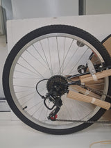 Apollo Vortice Junior 8-12 Years 24'' Wheel Hybrid Bike  - Black/Turquoise