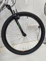 Apollo Slant 18 Speed V-Brake 27.5" Unisex Steel Mountain Bike Silver - Small