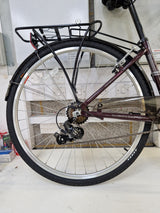 Apollo Elyse Women's 21 Speed 16'' Alloy Frame Hybrid Bike - Small - Purple