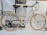 Pendleton Somerby 7-Speed 700c Women's Hybrid Bike - Bone - Small Light Grey