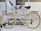 Pendleton Somerby 7-Speed 700c Women's Hybrid Bike - Bone - Small Light Grey