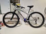 Apollo Slant 6-Gears V-Brake Steel Unisex Mountain Bike - Small 14" - Silver