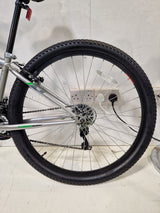 Apollo Slant 6-Gears V-Brake Steel Unisex Mountain Bike - Small 14" - Silver