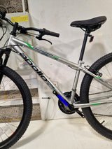 Apollo Slant 6-Gears V-Brake Steel Unisex Mountain Bike - Small 14" - Silver