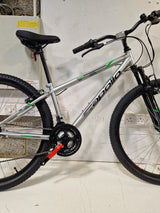 Apollo Slant 6-Gears V-Brake Steel Unisex Mountain Bike - Small 14" - Silver