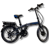 Apollo Transport 20" Wheel V Brake 6 Speed Folding Electric Bike Alloy Grey