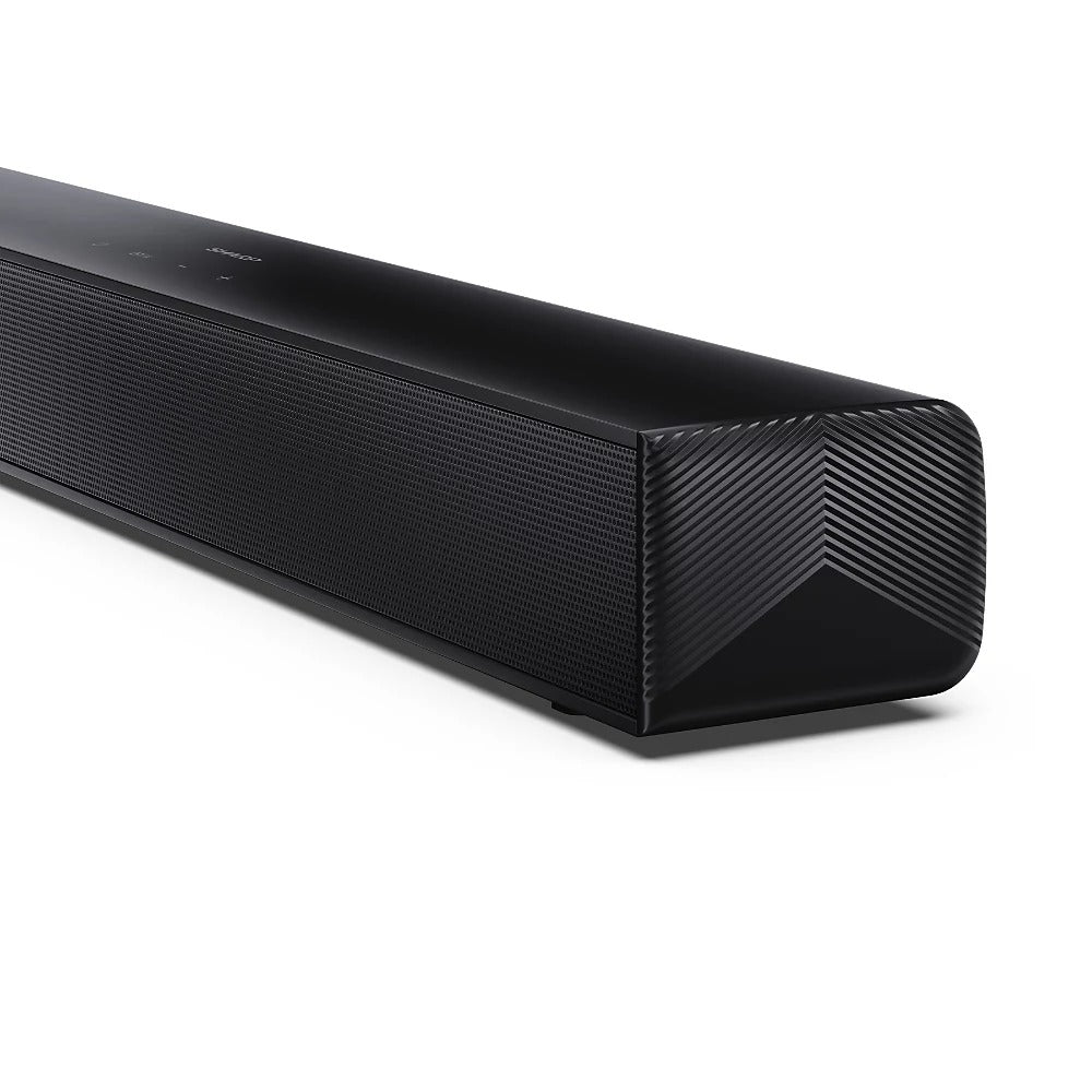 SHARP HT-SB121 Compact 2.0 Soundbar 20W with Bluetooth 5.3 for TVs - Black