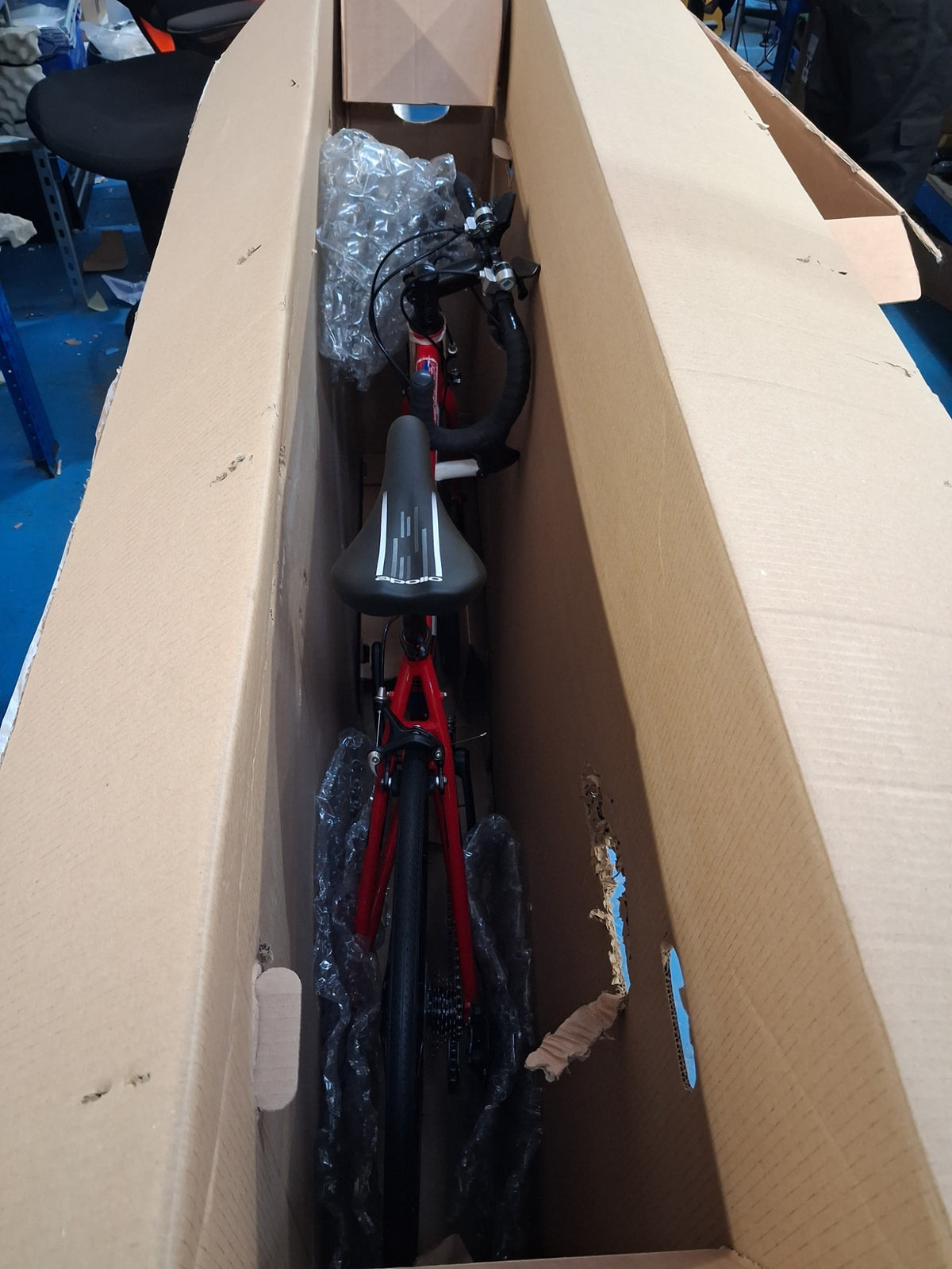 Apollo Paradox Mens 14 Speed 700c Alloy Road Racing Bike - Red - Small 48cm