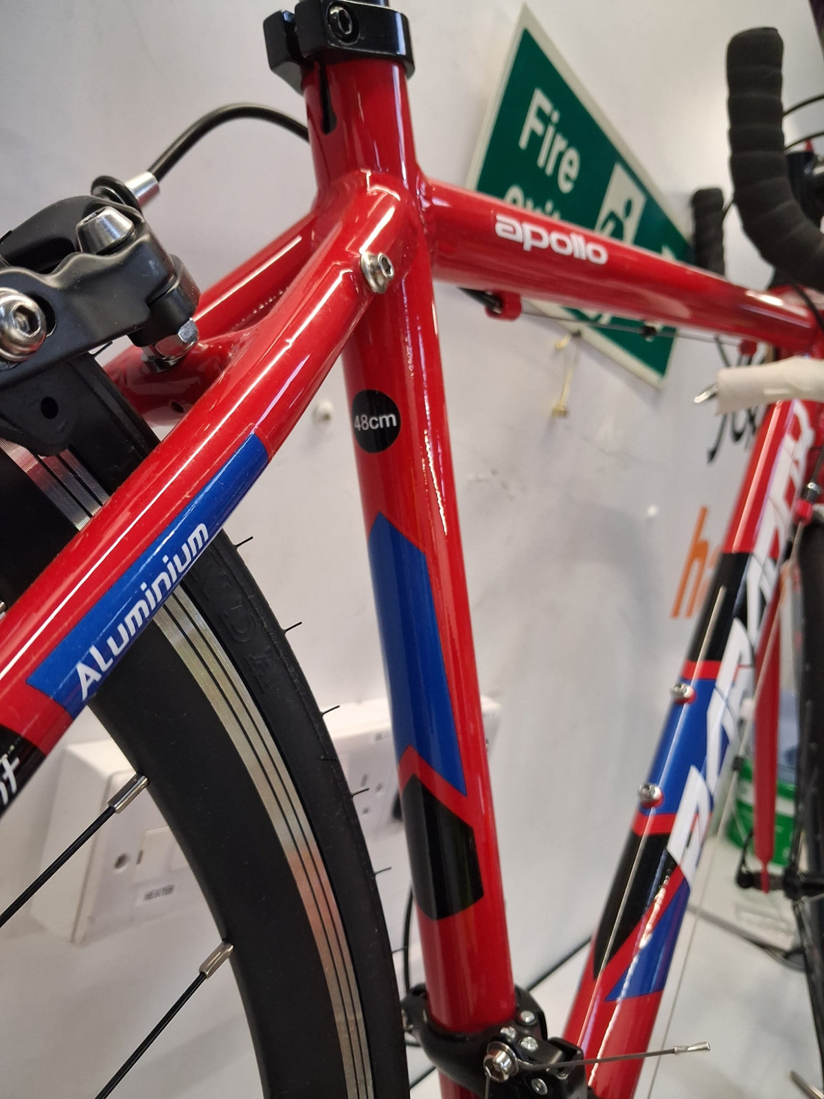 Apollo Paradox Mens 14 Speed 700c Alloy Road Racing Bike - Red - Small 48cm