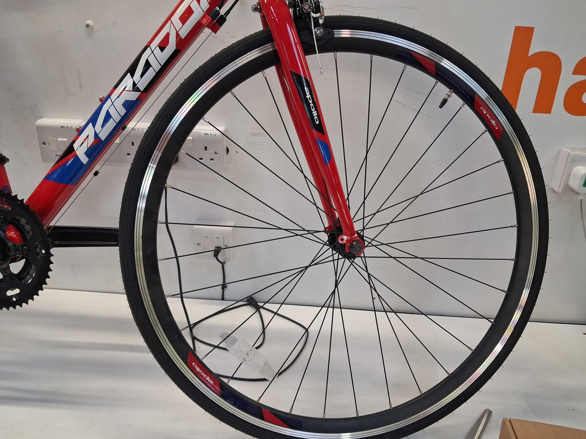 Apollo Paradox Mens 14 Speed 700c Alloy Road Racing Bike - Red - Small 48cm