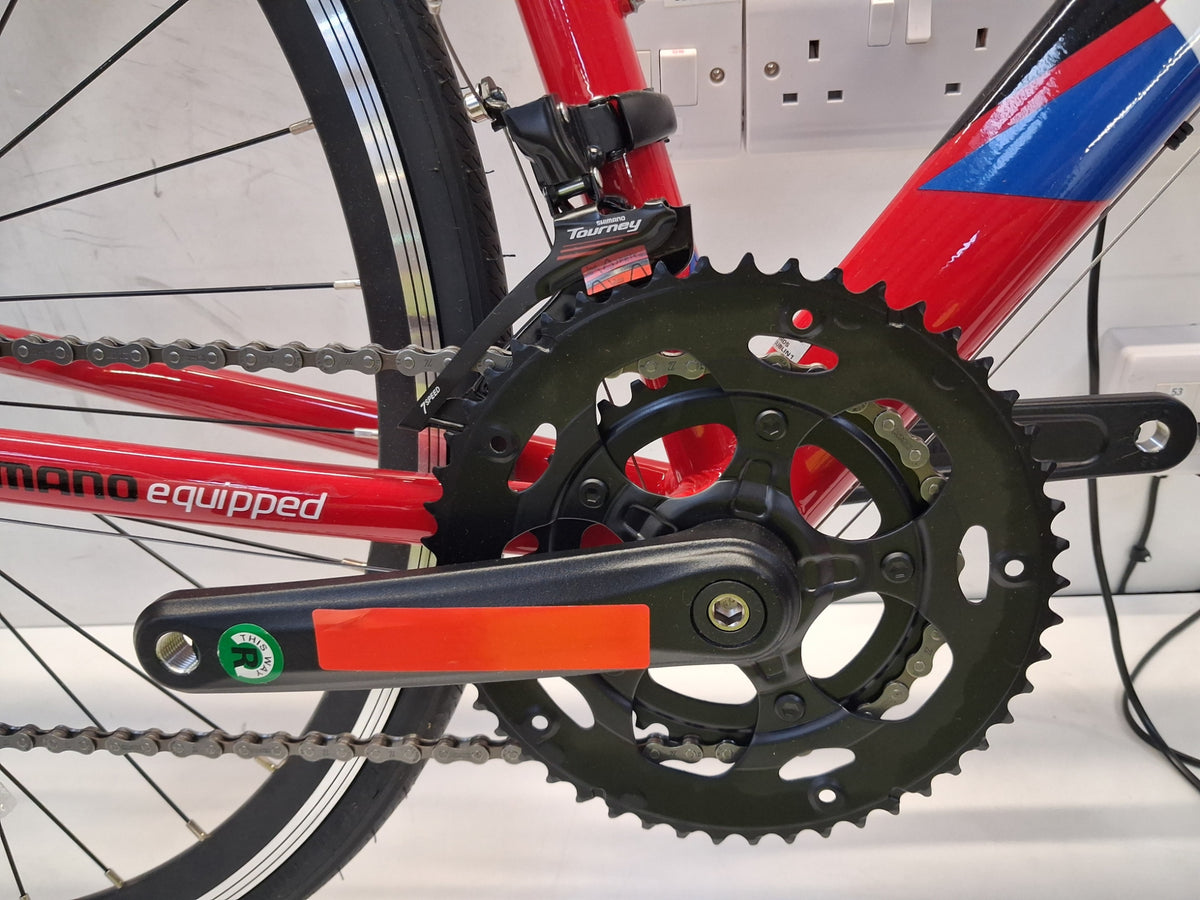 Apollo Paradox Mens 14 Speed 700c Alloy Road Racing Bike - Red - Small 48cm