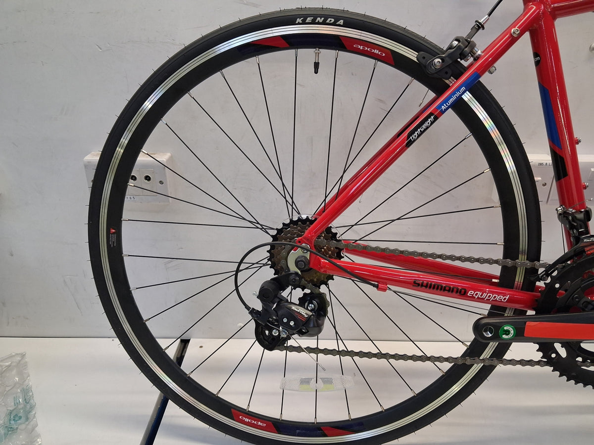 Apollo Paradox Mens 14 Speed 700c Alloy Road Racing Bike - Red - Small 48cm