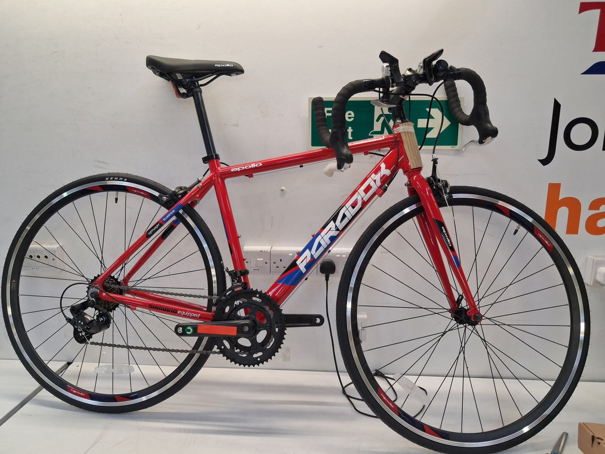 Apollo Paradox Mens 14 Speed 700c Alloy Road Racing Bike - Red - Small 48cm
