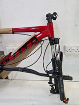 Carrera Valour Disc Men's Front Suspension 16-Spd Mountain Bike Red Size 18