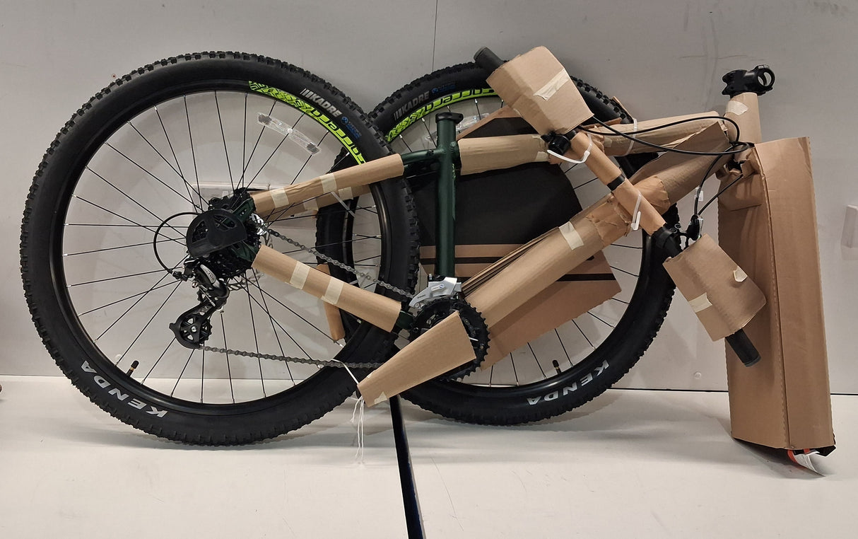 Carrera Vengeance Mens 16-Speed Disc Brake Mountain Bike - Green - Small