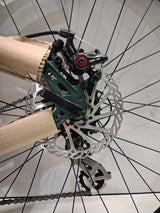 Carrera Vengeance Mens 16-Speed Disc Brake Mountain Bike - Green - Small