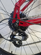 Carrera Valour Disc Mens 16-Speed Mountain Bike - Red - 14'' X-Small Frame