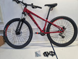 Carrera Valour Disc Mens 16-Speed Mountain Bike - Red - 14'' X-Small Frame