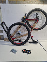 Carrera Valour Disc Men's 16-Speed Mountain Bike - Red - X-Large 22'' Frame