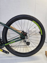 Carrera Vengeance Men's 16 Speed Medium 18'' Alloy Mountain Bike - Green