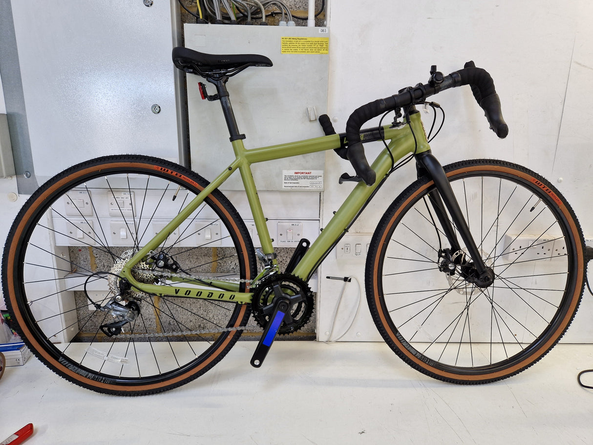 Voodoo Limba Unisex 16-Speed Adventure Bike - Medium Frame  - Olive Green