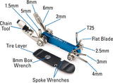 Park Tool IB-3 I-Beam 15-Function Folding Bicycle Cycling Multi Tool - Multi
