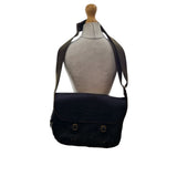 Barbour Tarras Mens Leather Trim Waxed Cotton Everyday Crossbody Bag - Olive