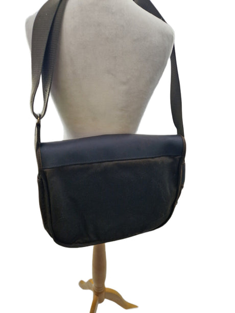 Barbour Tarras Mens Leather Trim Waxed Cotton Everyday Crossbody Bag - Olive