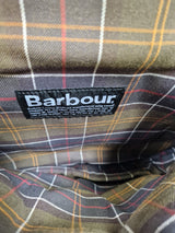 Barbour Tarras Mens Leather Trim Waxed Cotton Everyday Crossbody Bag - Olive