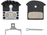 Shimano J04C-MF Disc Pads & Spring Metal Sintered Alloy - Black/Silver