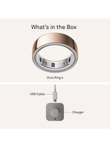 Oura Ring 4 Health & Fitness Tracker Android IOS Smart Ring - Rose Gold - 6