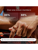 Oura Ring 4 Health & Fitness Tracker Android IOS Smart Ring - Rose Gold - 6