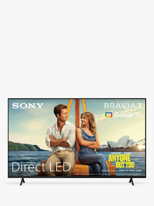 Sony Bravia 3 K50S38BP (2025) LED HDR 4K Ultra HD Smart Google TV 50in Black